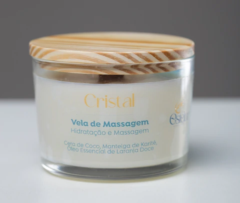 Vela de Massagem "Cristal" - Hidratacao Corporal | Todos os Tipos de Pele
