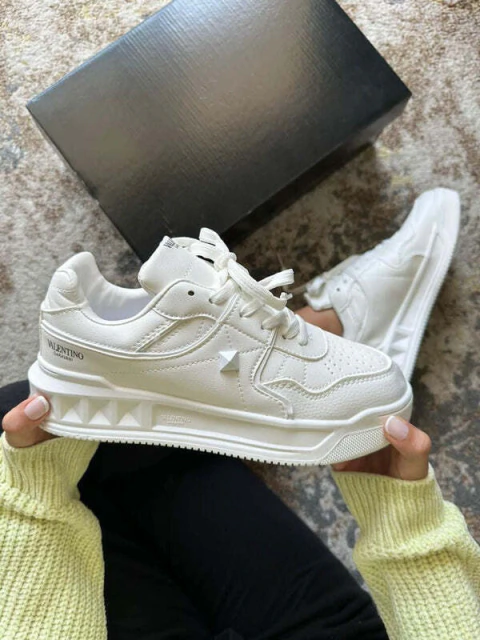 VALENTINO GARAVANI ONE STUD SNEAKER UNISEX BLANCO