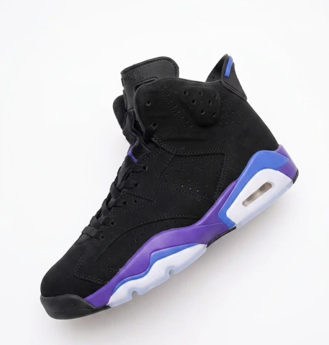 AIR JORDAN 6 BLACK PURPLE CABALLERO NEGRO - comprar en línea