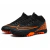 Zapatos de Futbol de Baby Futbol Negro con Naranjo