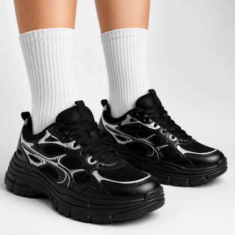 Zapatillas Negra deportiva - comprar en línea