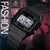 Relógio Retrô Vintagem Unissex metal digital feminino e masculino - comprar online