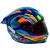 GTRACING BOLT AZUL COM AMARELO E LARANJA CAPACETE - loja online