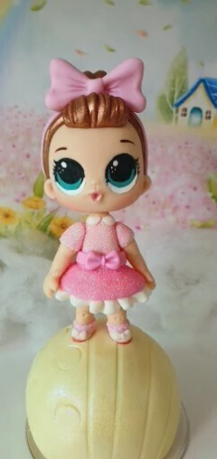 Kit 6 apliques Lol Surprise em Biscuit - loja online