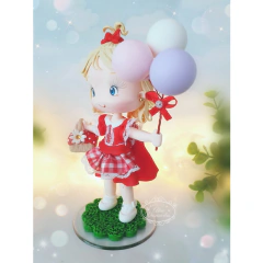 Bonequinha Personalizada Chapeuzinho Vermelho em Biscuit on internet