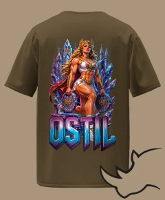 Camiseta Oversize Manga Curta Ostil Caramelo She-ra