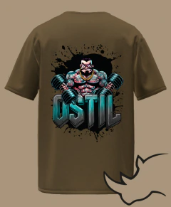Camiseta Oversize Manga Curta Ostil Caramelo BBoy - Rosca Direta