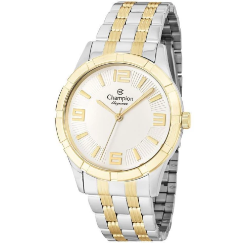 Relogio Champion Feminino Bicolor Branco CN25154S