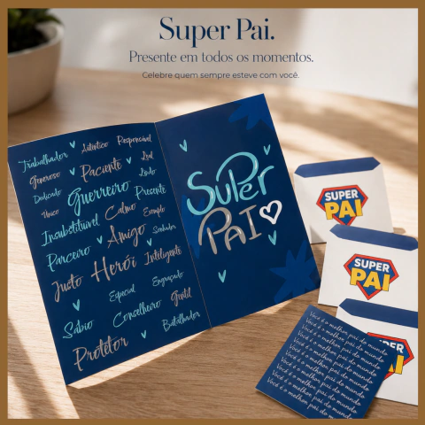 Álbum de Figurinhas Super Pai