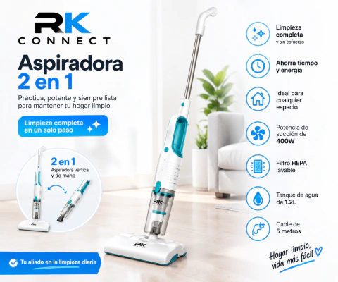 Aspiradora 2 en 1
