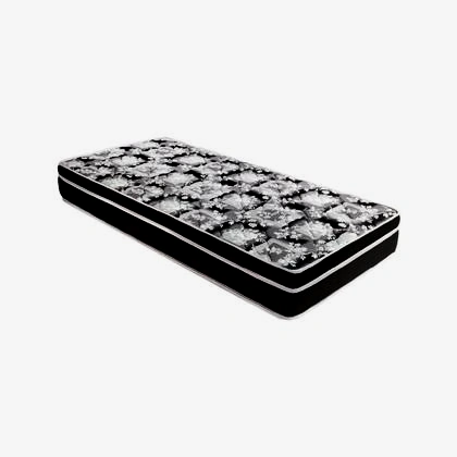 Colchão de Solteiro Espuma D45 Gran Luck Black 0,88 X 1,88 X 0,17 Luckspuma