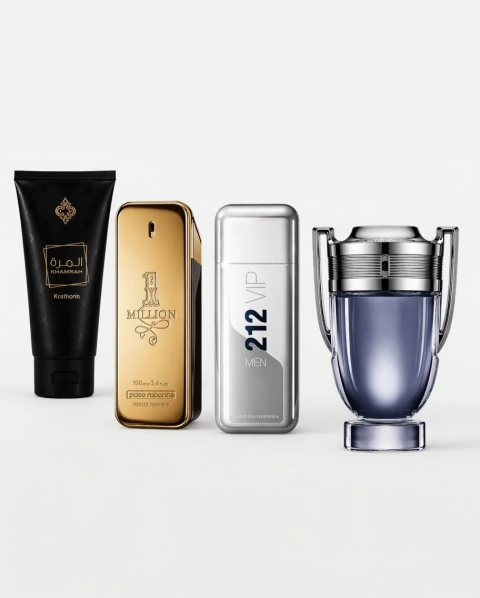 Promo Deluxe One Millon+ Invictus + 212 Vip + Crema Khamrah