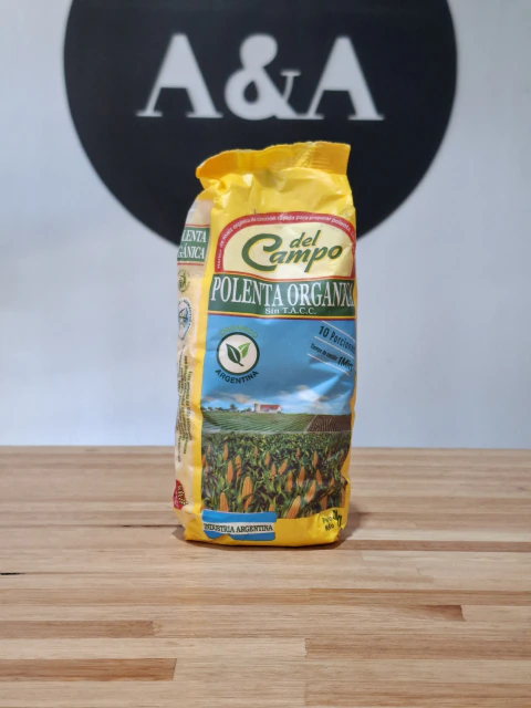 Polenta Orgánica Del Campo de Cocción Rápida Sin TACC 500 g