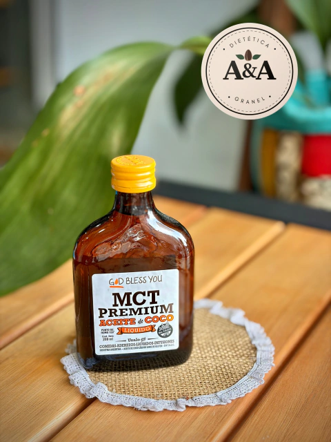Aceite de Coco MCT Premium Líquido God Bless You Sin TACC 200 ml