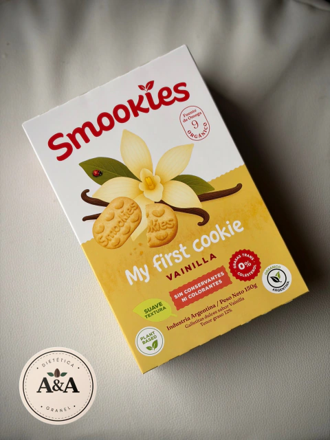 Galletitas de Vainilla Orgánicas Smookies My First Cookie 150 g