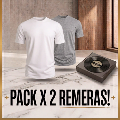 Pack x 2 BLANCO Y GRIS