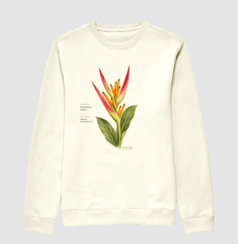 Moletom Básico Botânica Heliconia Sassy
