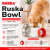Comedouro Aromático Ruska Bowl Para Cães Olfativo Branco