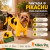 Fantasia Milou Pet Roupa Kigurumi Soft Frio Cão Pikachu