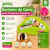 Banheiro de Canto para Hamster e Roedores Pawise Médio Verde
