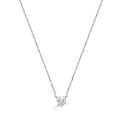 Colar Moissanite 6mm · 0,8 ct · Prata 925 com Ródio