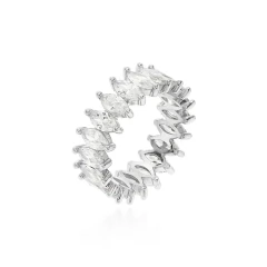Anel Aliança Éternité · Navete · 3x5mm