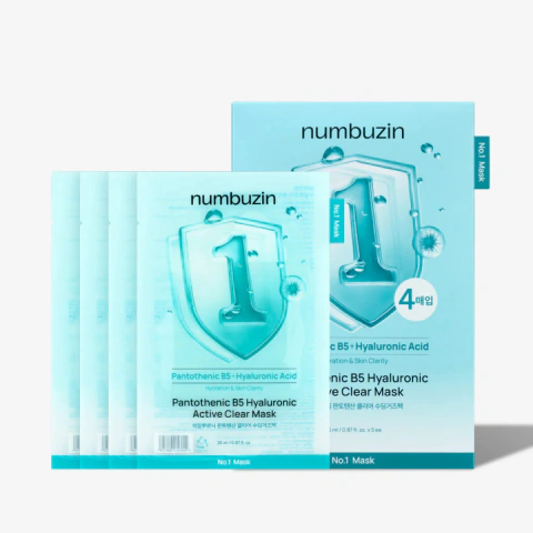 No.1 Pantothenic B5 Hyaluronic Active Clear Mask (10ea)