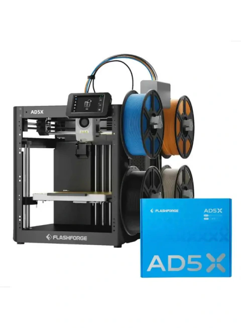 Impressora 3d Flashforge Ad5x Multicolorida Premium Preto COM kit de Fechamento