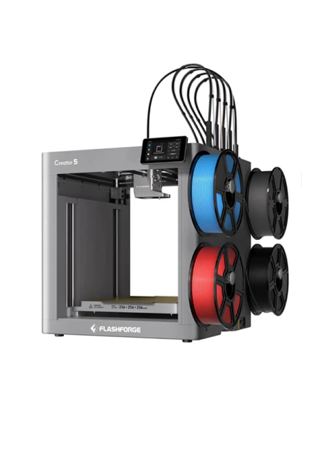 PRÉ-VENDA - Impressora 3D Flashforge Creator 5 – Alta Velocidade com 4 Cabeçotes Independentes