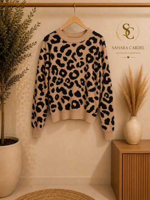 Suéter animal print