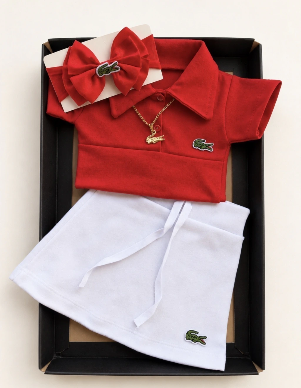 Conjunto Menina Body + Saia