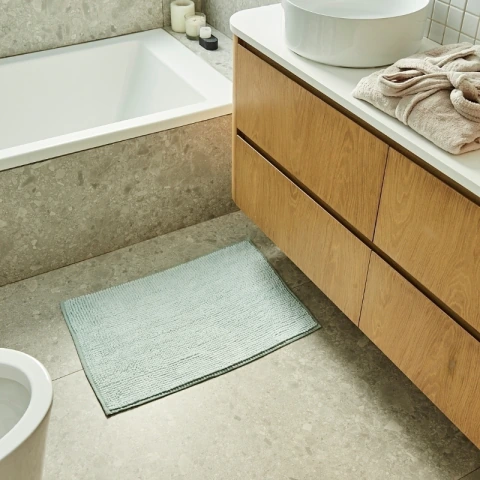 Alfombra Chenille Mat Mint 50 x 70 Cms.