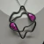 Conjunto Colar Longo + Brinco + Anel TAM 15 Feldspato Pink - Lucia Lua Semijoias