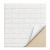 Placa Autoadhesiva 3D Relieve Simil Ladrillo Blanco Texturado - comprar online