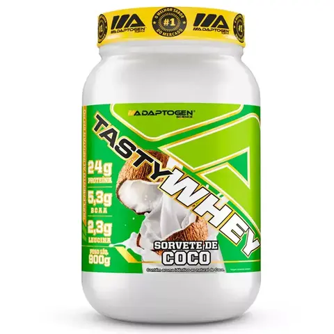 TASTY WHEY SORVETE DE COCO 900G - ADPTOGEN SCIENCE