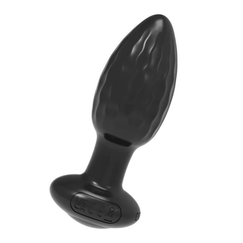 Plug Anal com Vibração e Led - Controle via APP - Recarga USB