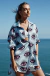 Pijama Curto Manga Longa Abt Cetim Nicole - comprar online