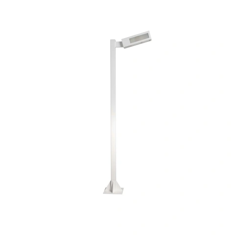 Poste com Tubo de Aço para Luminária Retangular