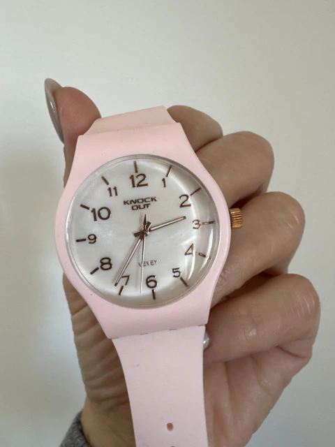 Reloj Analógico Knock Out rosa con nácar - comprar online