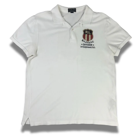 Camisa polo branca polo ralph lauren vintage y2k anos 2000! - comprar online