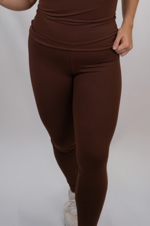 CALÇA LEGGING MARROM