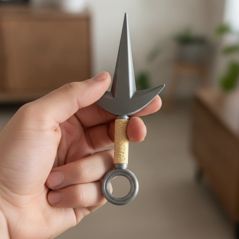 Spinner Fidget Kunai Minato Estilo Anime - Brinquedo Anti-Stress