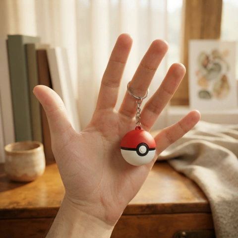 Chaveiro Pokébola Pokémon - Acessório Incrível para Fãs
