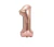 Balão Metalizado Número Rose Gold 40cm Decoração Festa Aniversário na internet