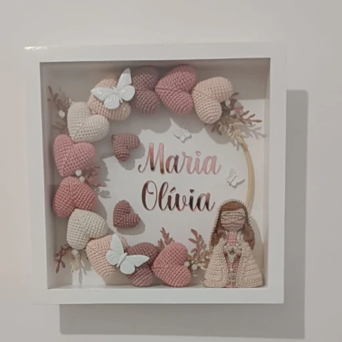Porta Maternidade Virgem Maria -Frente Acrílico