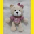 Ursa Bordada Amigurumi - comprar online