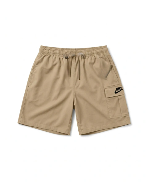 Shorts Cargo NK Bege Streetwear: Estilo Utilitário | SoulSide