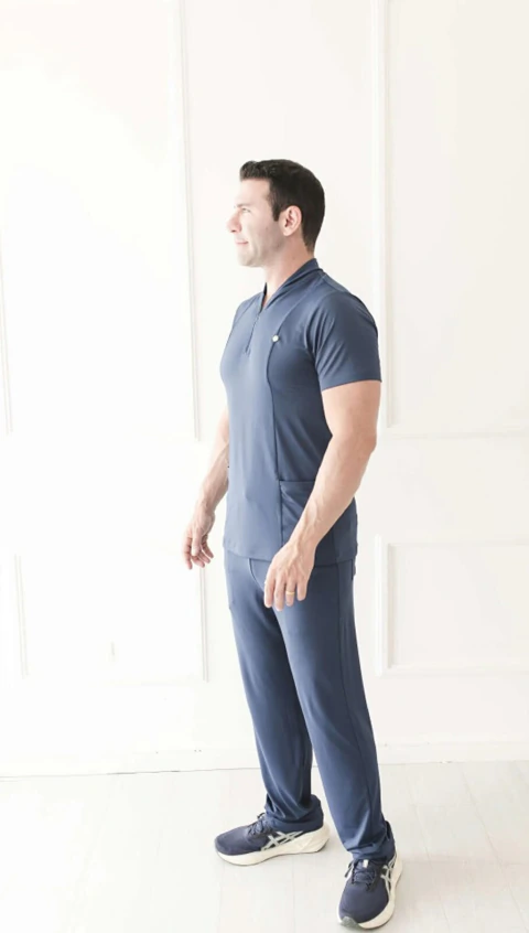Scrub Masculino Elite Motion Cor Azul - Navy Blue