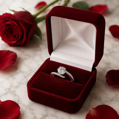 Anillo Compromiso Brazo Cruzado