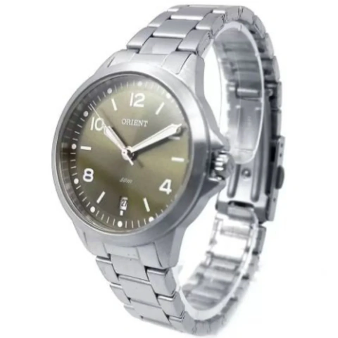 Relógio Orient Feminino Prateado Original Prova d´Água todo em Aço Fbss1159 E2sx